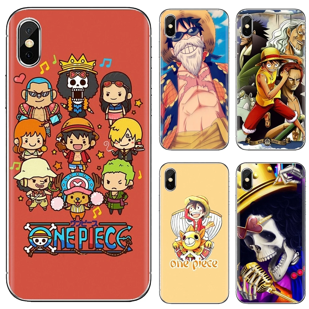 

For iPhone 10 11 12 13 Mini Pro 4S 5S SE 5C 6 6S 7 8 X XR XS Plus Max 2020 One Piece Luffy Zoro Sanji franky Soft Cases Covers
