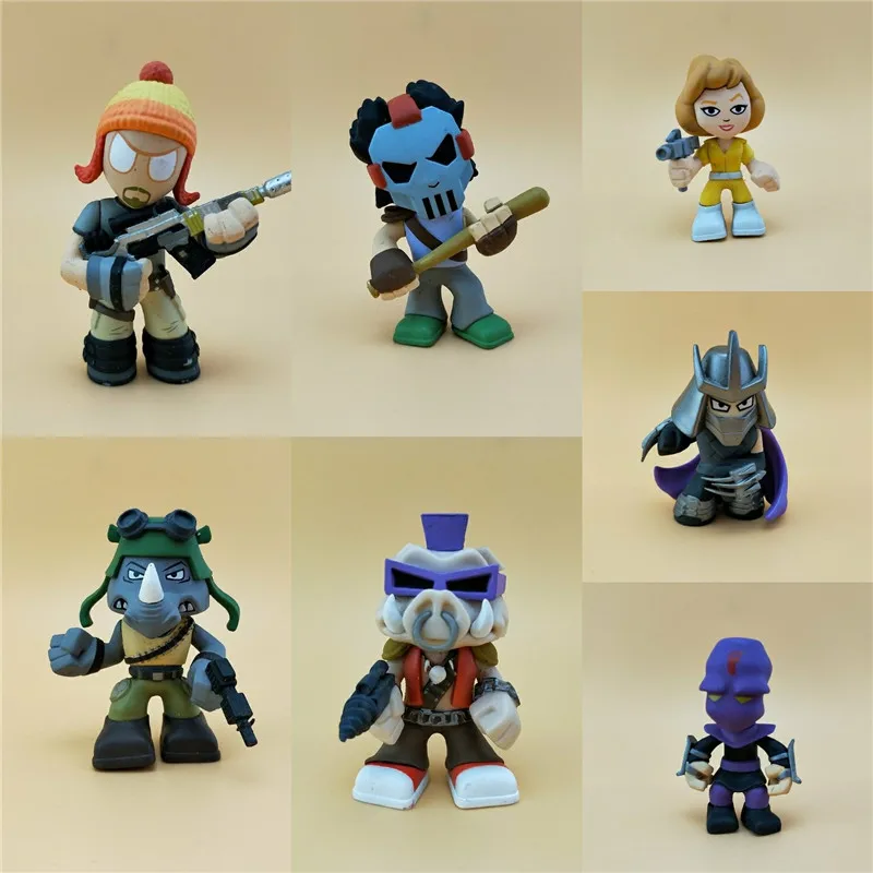 

Экшн-фигурки черепашек из канализации, аниме, измельчитель, апрель, о'нил, Кейси, jone, игрушки ручной работы для детей, классические искусстве...