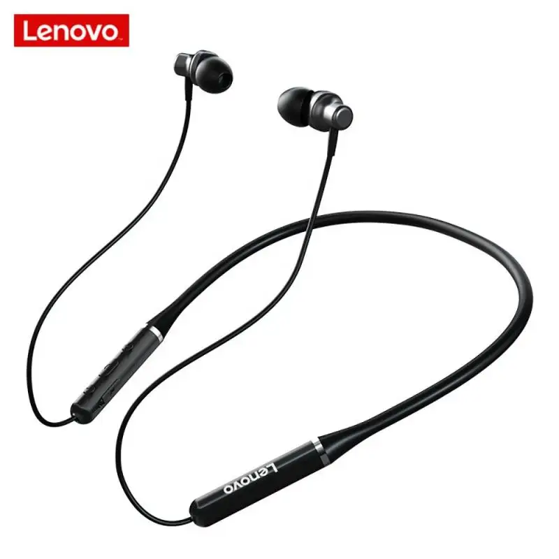 

Lenovo HE05 Fone De Ouvido Earbuds Wireless BT 5.0 Magnetic Neckband Earphones Sport Headset With Noise Cancelling Mic Lenovo