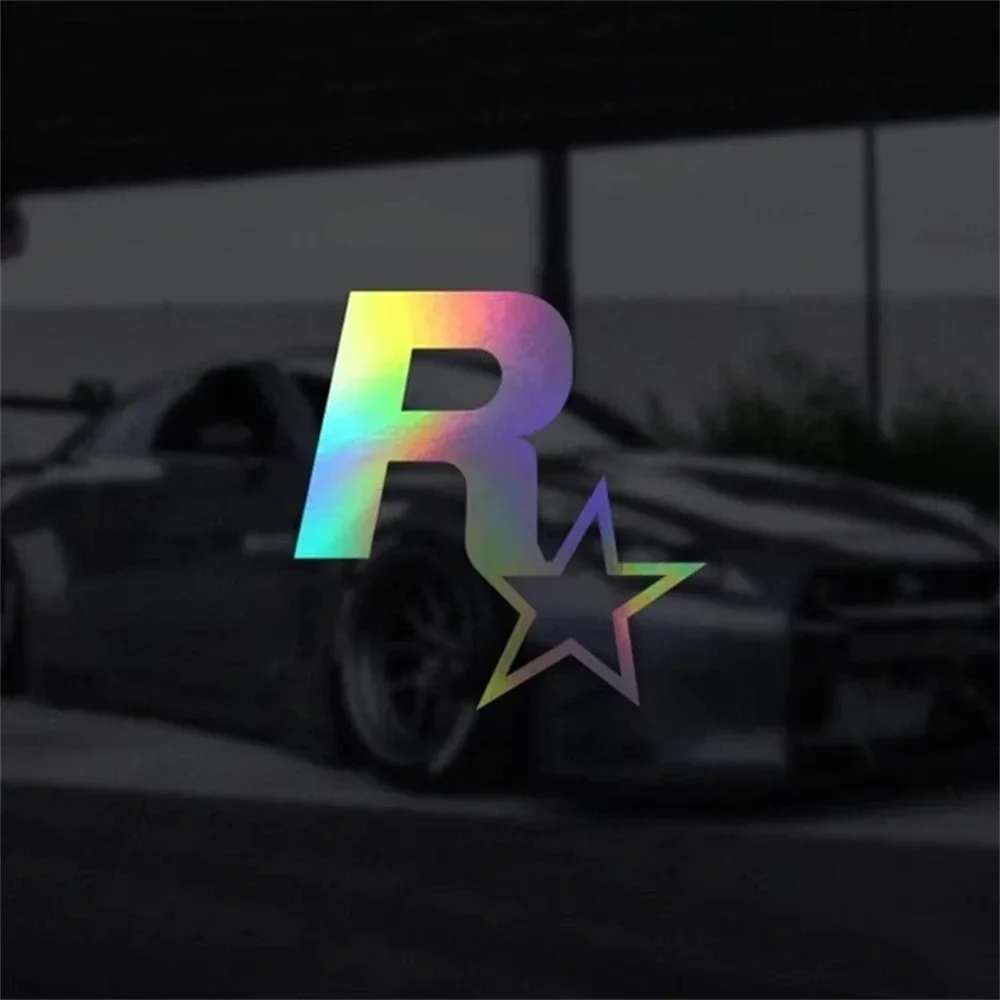 

Автомобильные наклейки для Rockstar Game GTA5, светоотражающая декоративная наклейка для крышки топливного бака, лобовое стекло, бампер, наклейки для ноутбука