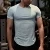 

KO3015 Summer New Men's Sports Leisure Short Sleeve Loose Breathable Cotton Fitness Large Training T-shirt Slim Fit Running Top