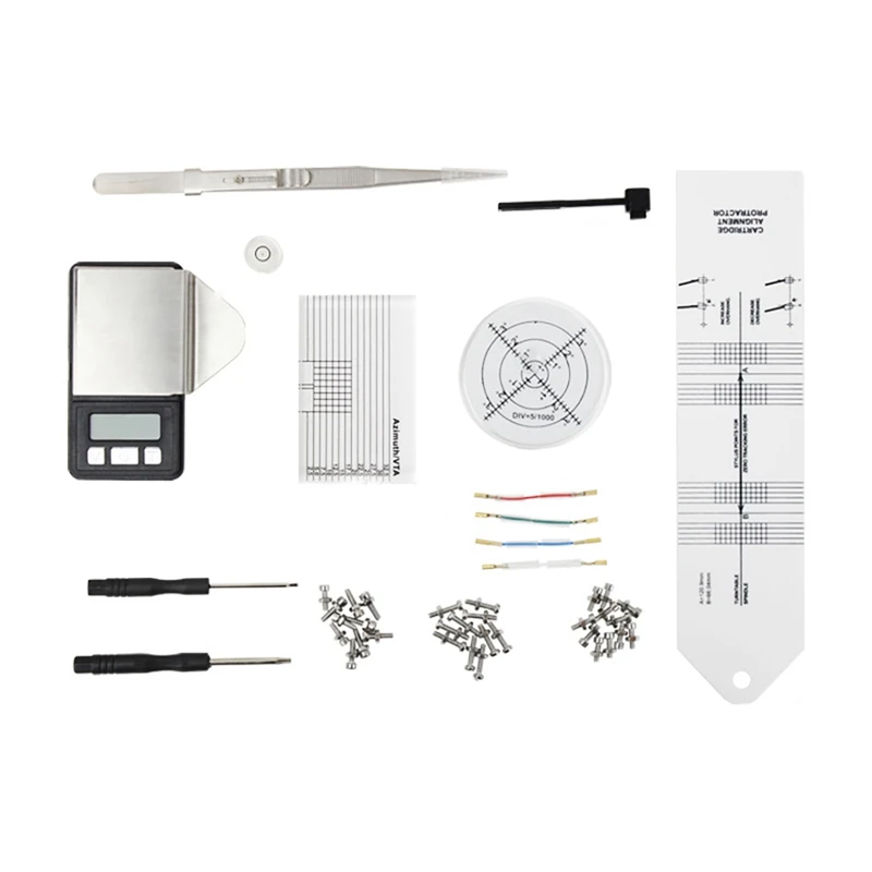 

Promotion! Phono Cartridge Calibration Tool Multi-Stylus Cleaning Brush Phono Kit Tuning Kit