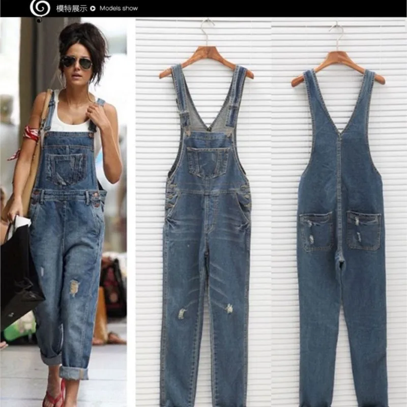 SUSOLA трендовый женский джинсовый комбинезон весенний тренд свободные джинсовые