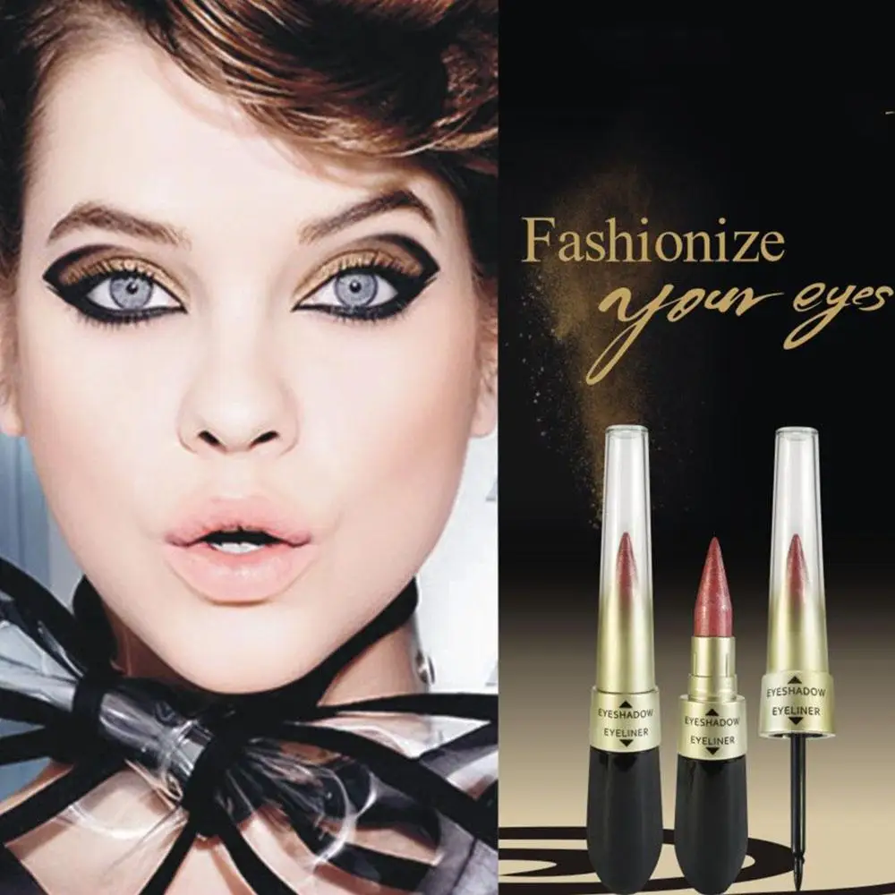 

2 в 1, водостойкая жидкая подводка для век