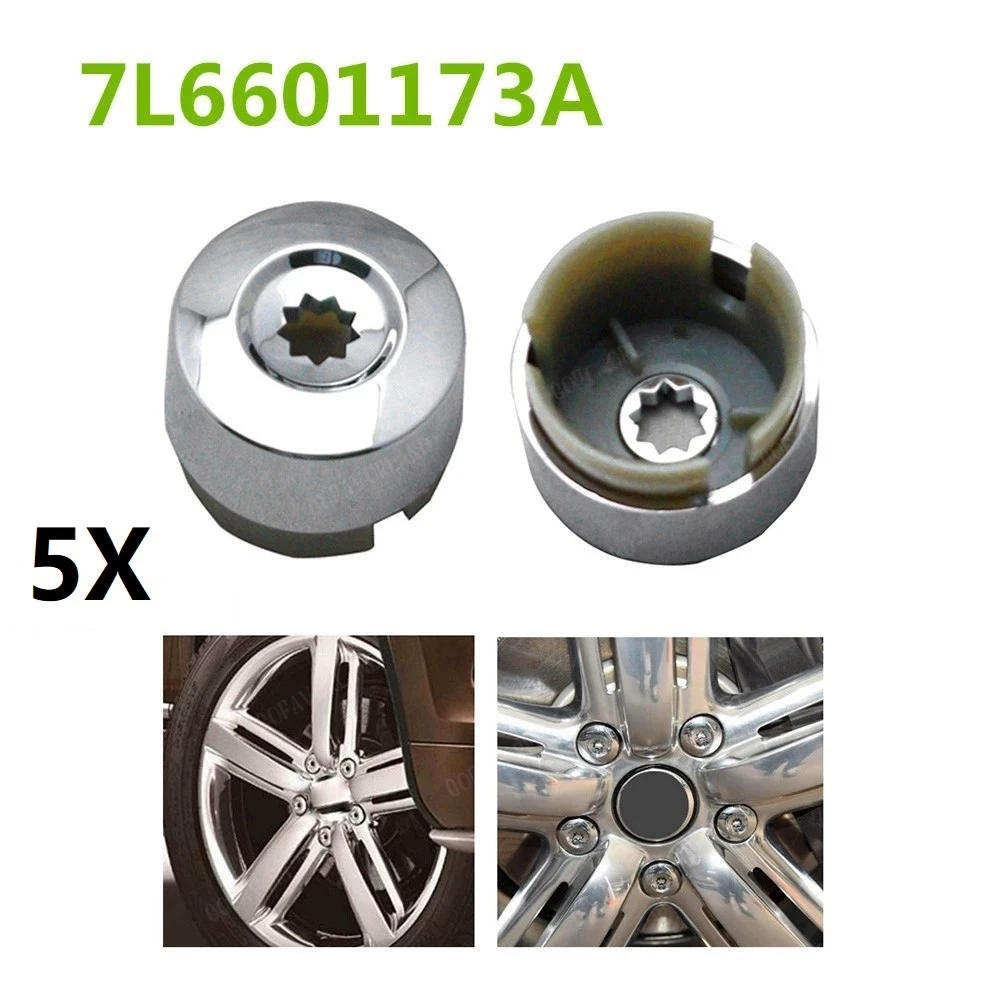 7L6 601 173A 2ZZ 5 шт. хромированный колпачок на болт гайки для Touareg 2004-2017 7L6601173A