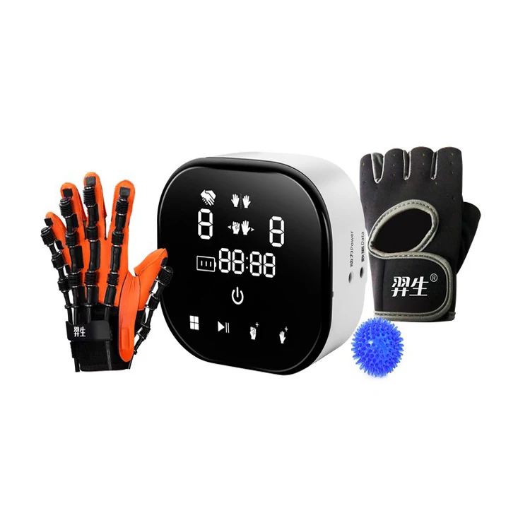 

Best physical therapy equipments hemiplegia finger rehabilitation trainer robot glove for stroke hand function training exercise
