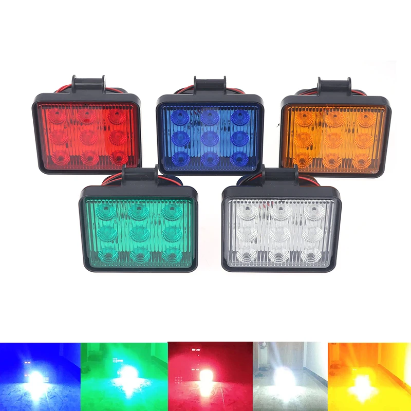 

DC 12-80V 9SMD LED Strobe Warning Light Car Grille Flashing Light Truck Beacon Hazard Emergency Traffic Light LED Urgent Lamp