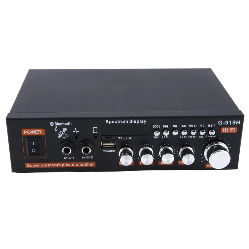 1 PCS G-919H 1000W Power Amplifier Audio Digital Universal