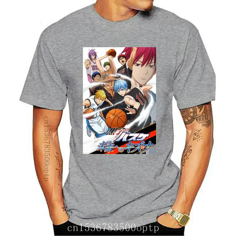 

2022 Kuroko No Basketball Men's T Shirt Haikyuu Anime Volleyball Manga Novelty Tee Shirt Short Sleeve T-Shirts Plus Size
