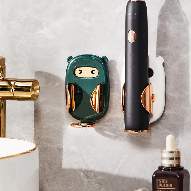 

Wall-mounted Electric Toothbrush Holder Gravity Induction Punch-free Retractable Toothbrush Storage Rack Bathroom Accessories