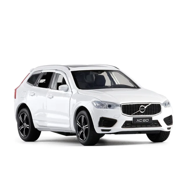 

Внедорожник VOLVO XC60 в масштабе 1:32, внедорожник, металлическая Игрушечная машина со светильник кой, автомобиль, детские подарки, игрушки для м...