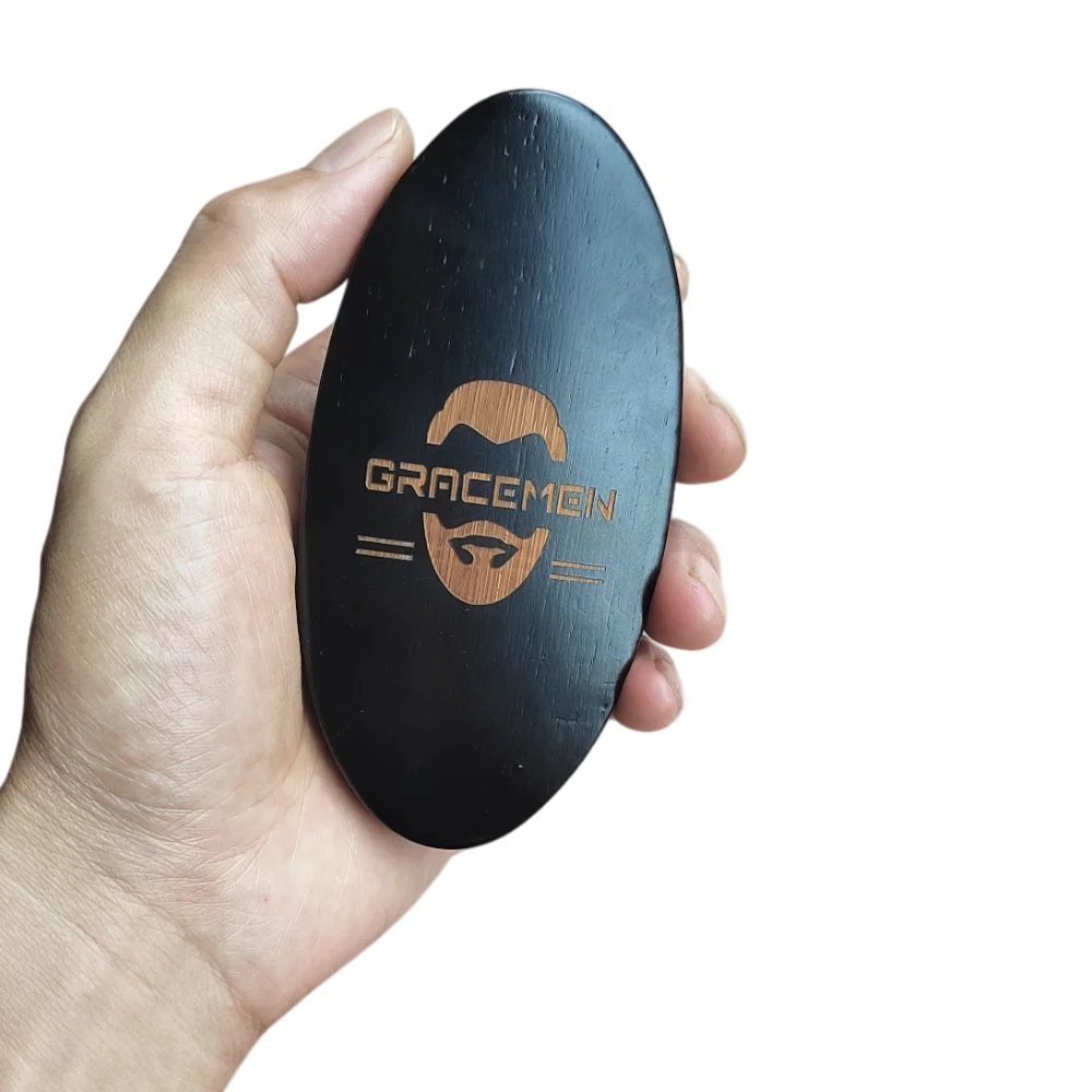 Фото MOQ 50 шт. Индивидуальная черная щетка для бороды, щеток для волос на лице, компактный дизайн, деревянная ручка со 100% щетиной кабана, инструменты для усов №3