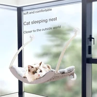 cat hanging hammock strong bearing capacity soft comfortable sunbathing suction cup balcony window swing