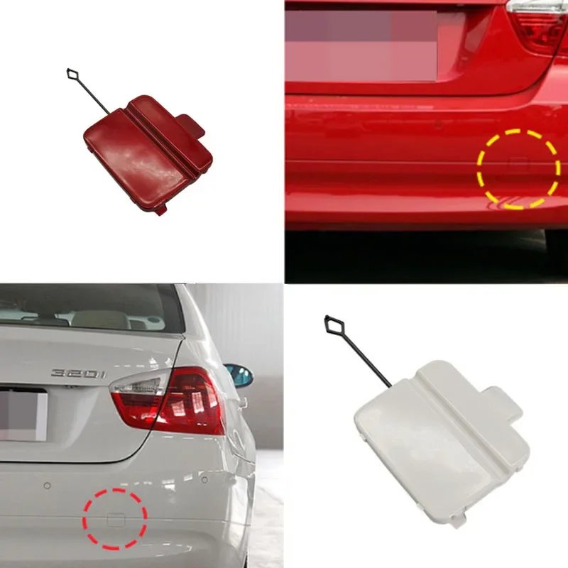 Фото Крышка буксировочного крюка заднего бампера для BMW 3 серии 09-11 E90 LCI 318 320 323 325 328 330 335 Крышка буксировочного прицепа 51127202673 №4