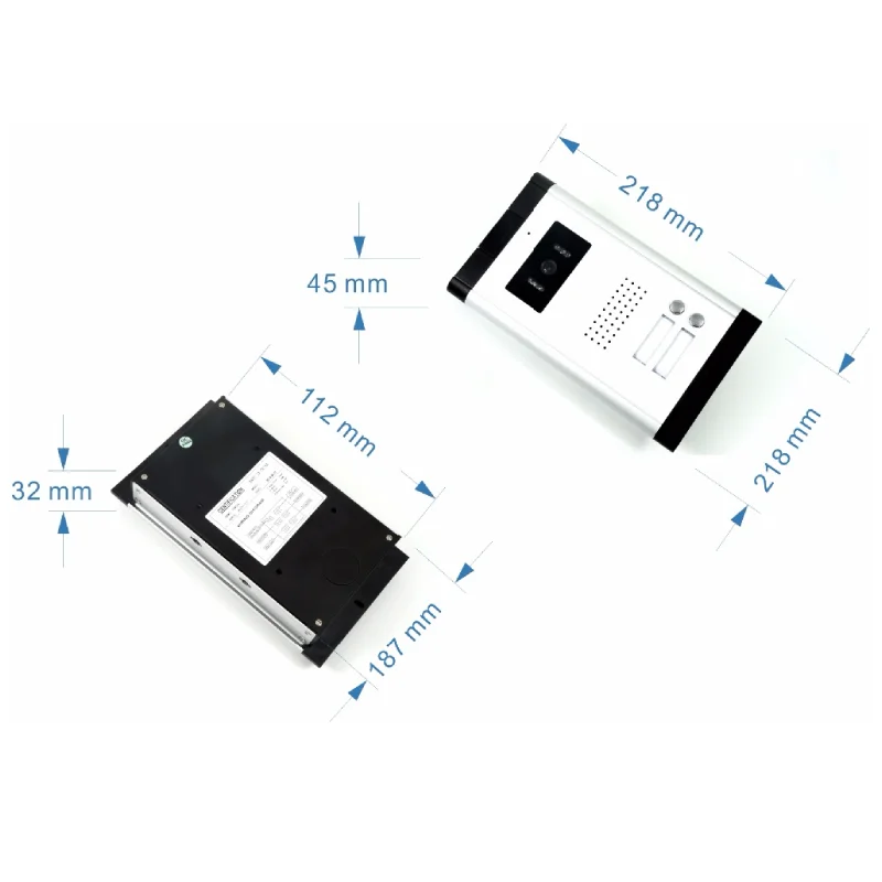Видеодомофон SmartYIBA 7&quot 2 шт. с электрическим замком