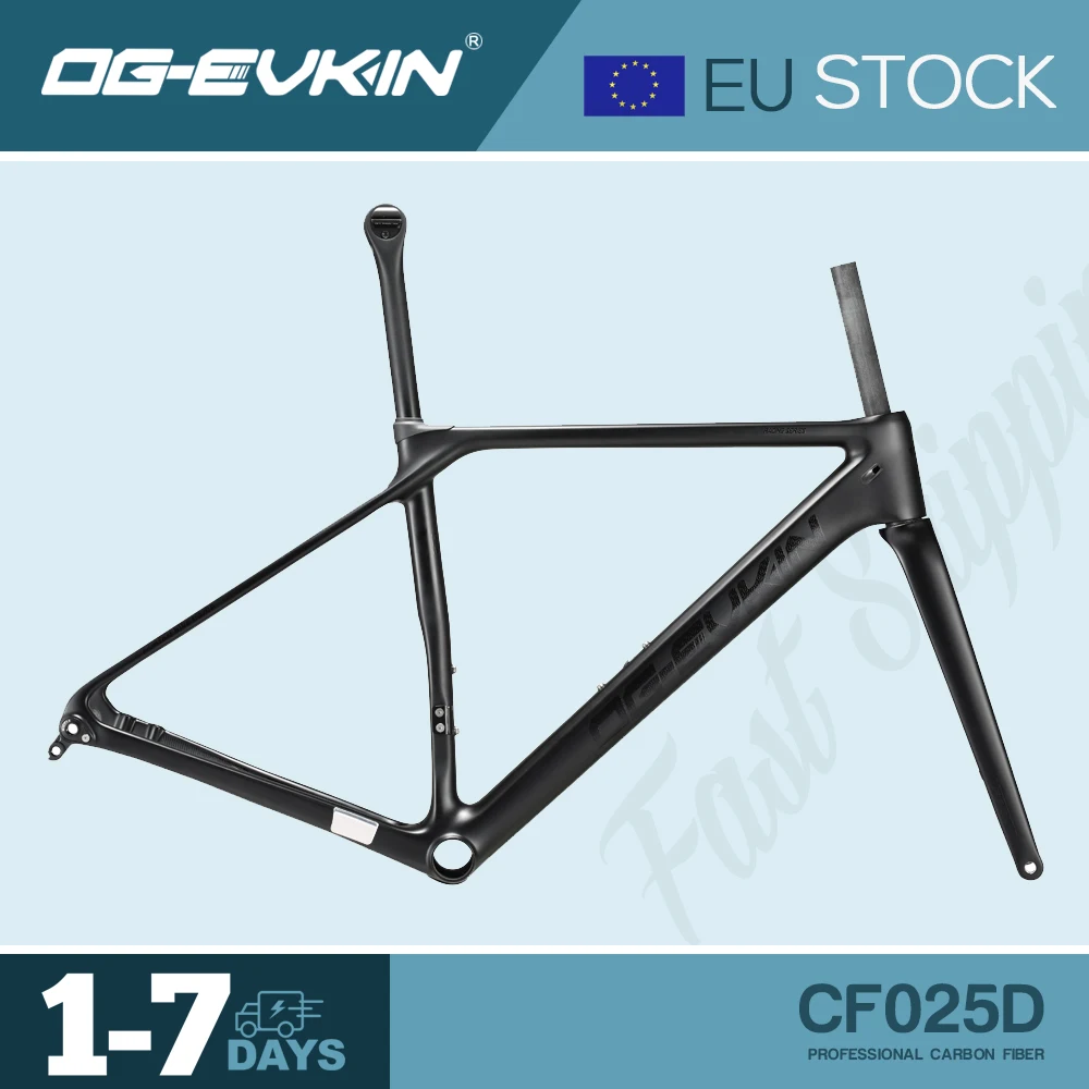 OG-EVKIN carbon road bike frame cycling disc brake bicycle parts frameset super light Di2/mechanical racing carbon road frame