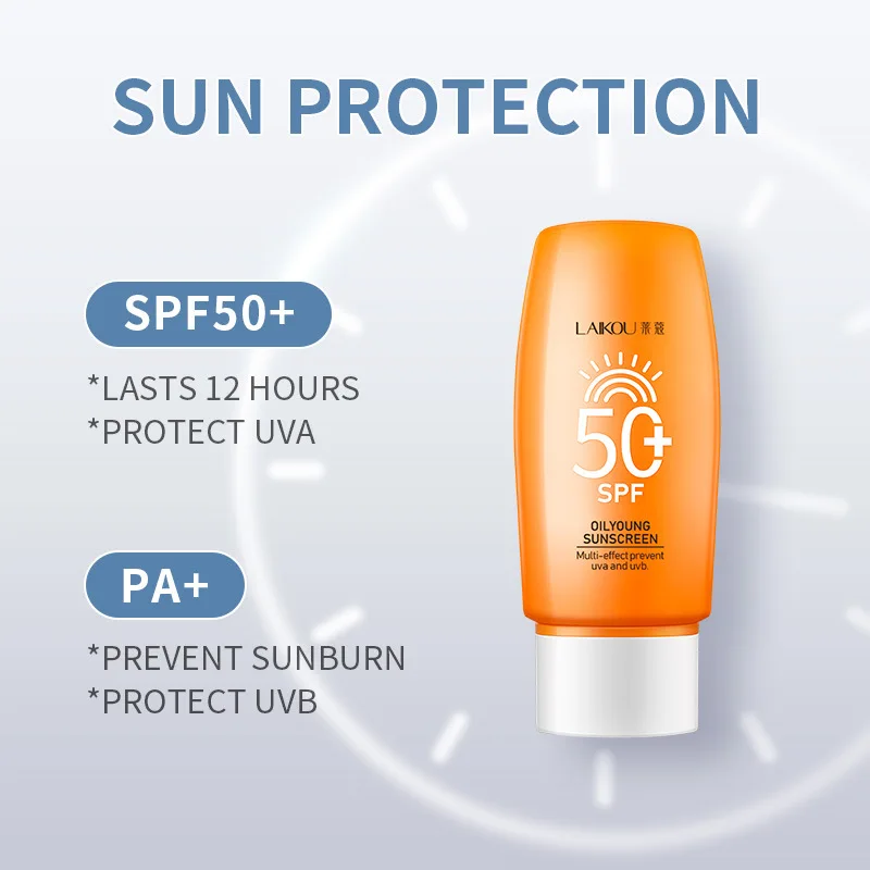 

Sunscreen SPF50+ Moisturizing Lasting Prevent Sunburn Protect UVA/UVB Sunscreen Cream Refreshing Oil Control Isolation Cream