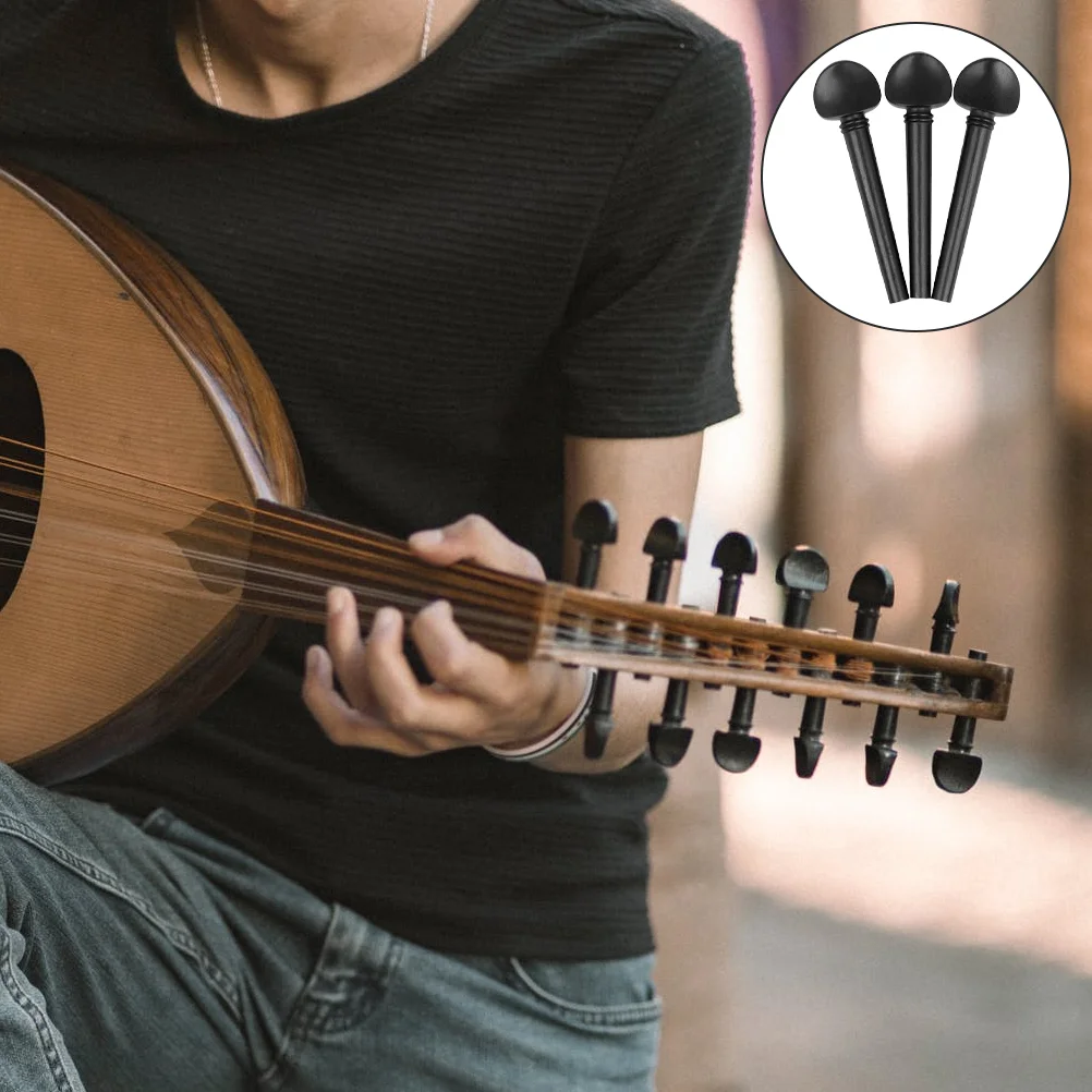 

Tuning Pegs Oud Guitar Premium Acoustic Bridge Accessories Parts Practical Violin Peg Wood Fiddle Ebony String Tuners Keys Tune
