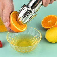 professional premium manual fruit juicer stainless steel handheld lemon citrus squeezer easy to clean heavy duty squeezer tool