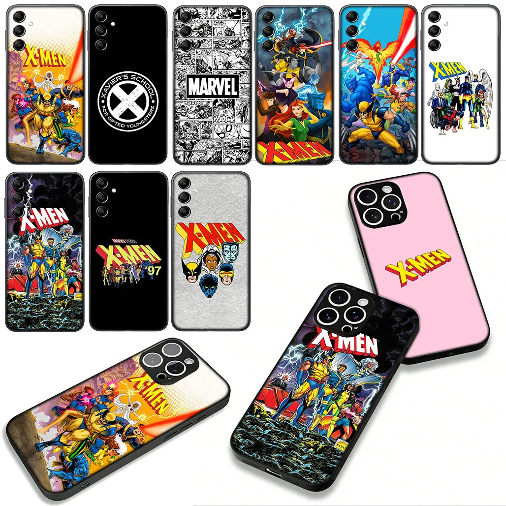 Фото Для Samsung Galaxy A12 A14 A31 A41 A50 A51 A6 A7 A70 A71 A72 A21S M06 M15 Note 20 9 8 10 Чехол Marvel X Men Xmen Wolverine №3