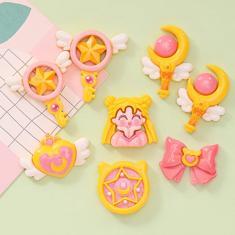 1 шт. волшебная палочка с бантом для девочек кремовый клей сделай сам чехол