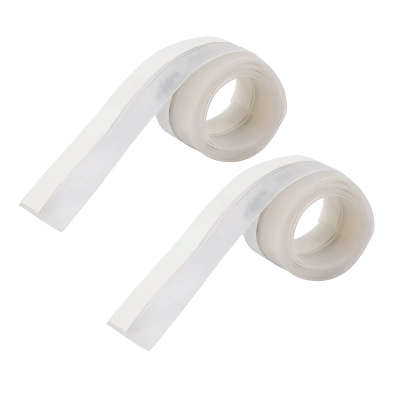 

2 шт., прозрачная ветрозащитная резиновая уплотнительная лента для дверей