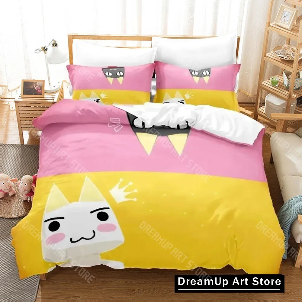 3D принт Toro Inoue аниме Doko Demo Issyo комплект постельного белья для мальчиков и девочек