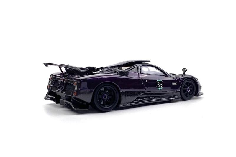 U2 1:64 Pagani 760LH фиолетовая/белая модель автомобиля из смолы