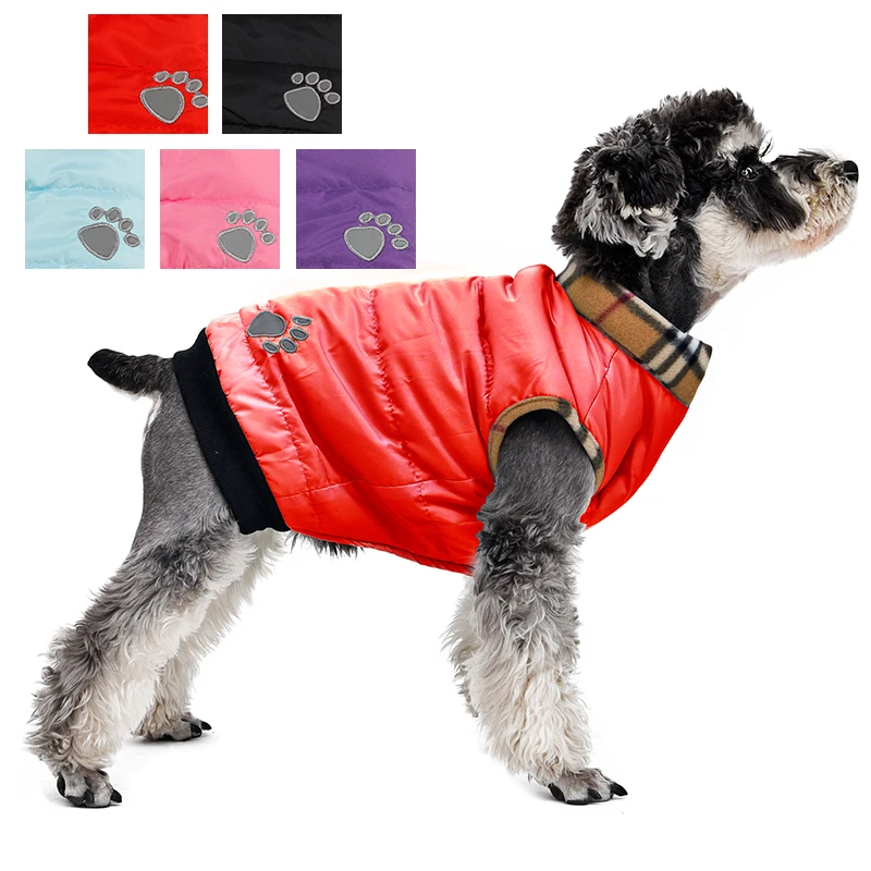 

Wholesale!Dog Clothes Winter Warm Padded Thick Dog Coat Jacket Puppy Cat Clothing Manufacturer Pet Apparel Products For Animals