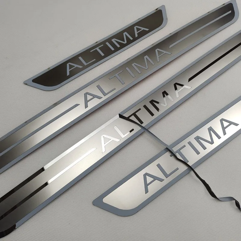 

Накладка на порог двери для Nissan Altima 2011-2019, защитная Накладка на порог, нержавеющая сталь, Стайлинг автомобиля