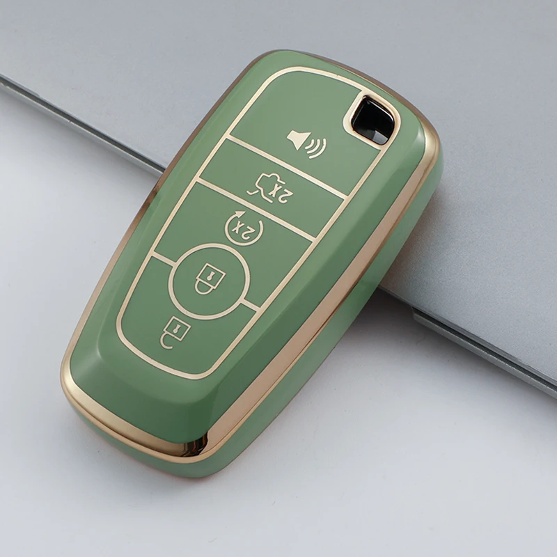 

Чехол для автомобильного дистанционного ключа из ТПУ, чехол без ключа из ТПУ для Ford Explorer Mustang Fusion Escape F150 F250 F350 F450 F550, 2 3 4 5 кнопок