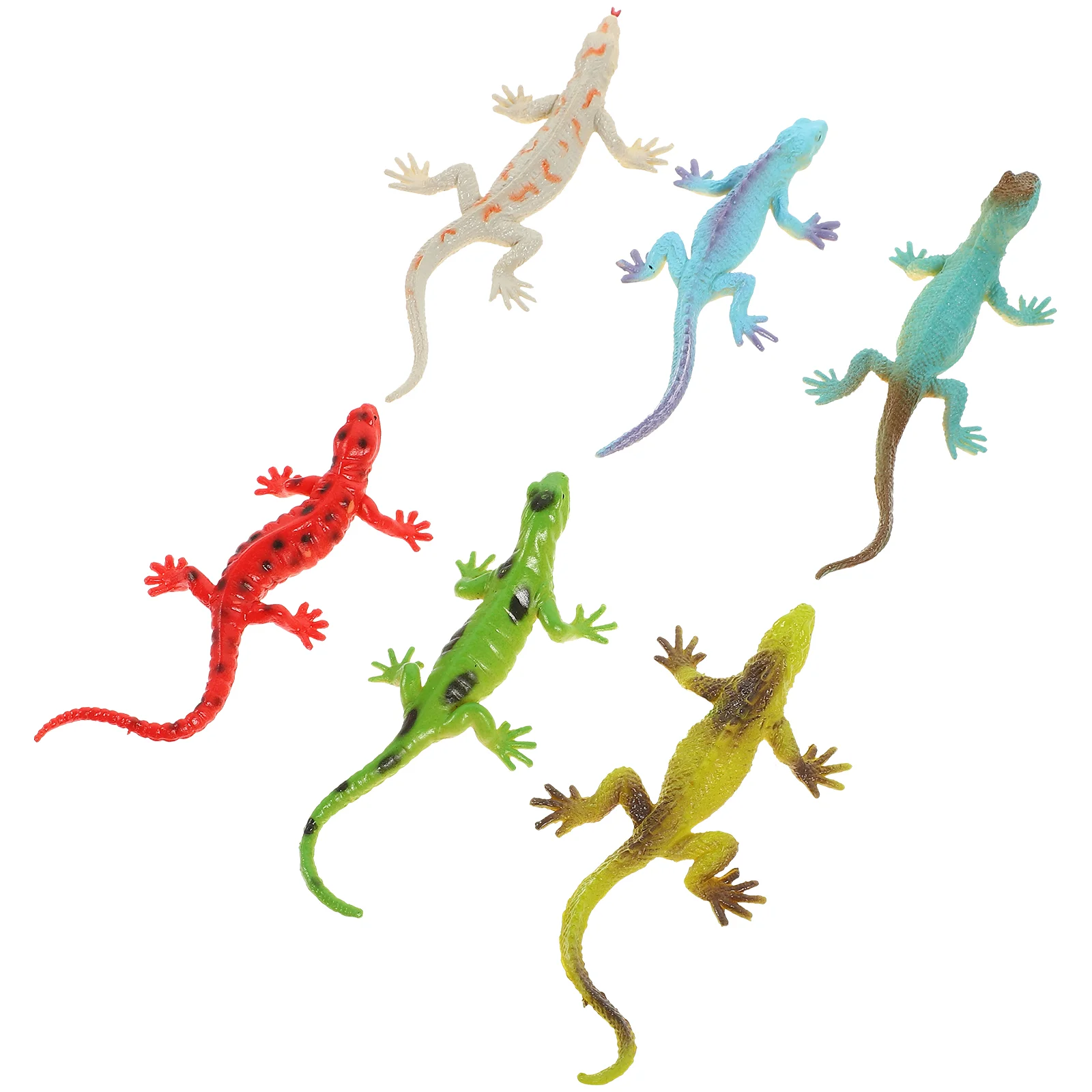 

Lizard Toy Plastic Toys Figures Decor Statue Realistic Simulation Models Reptile