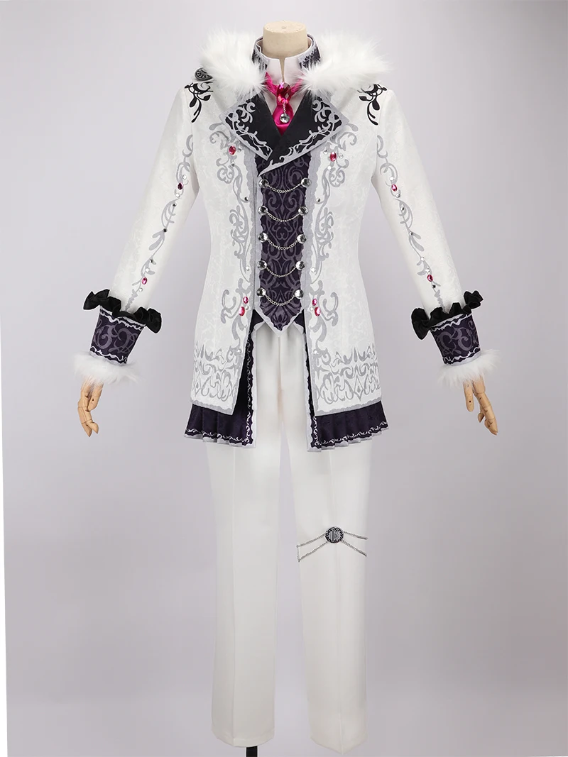 IDOLiSH7 триггер Kujo Tenn косплей костюм черный или белый прямой Душ Хэллоуин Карнавал