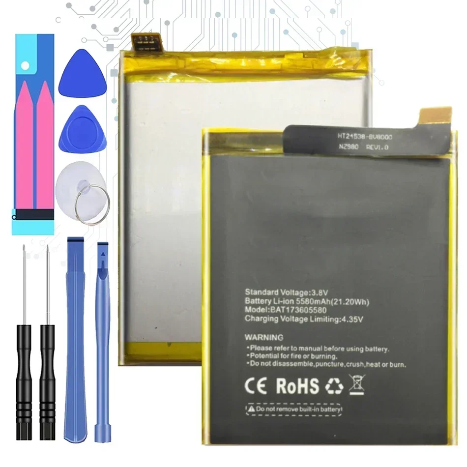 БАТ 173605580 Аккумулятор мобильного телефона для Doogee S60/S60 Lite аккумулятор 5580 мАч