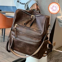 2022 new designer women bag large capacity backpack women leather travel backpack multifunction shoulder bags fashion school bag