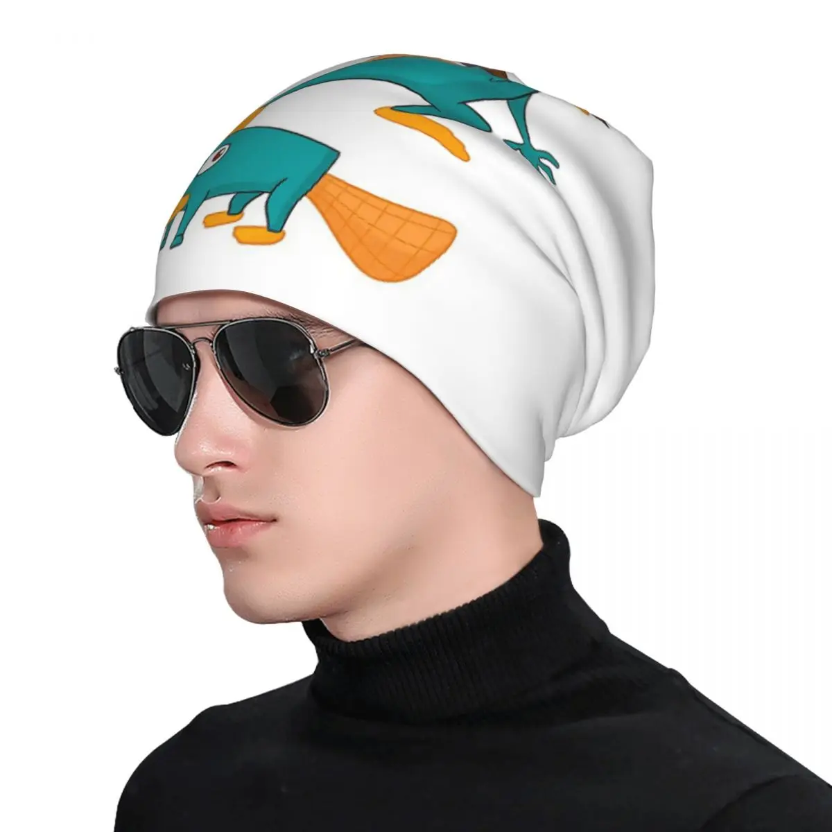 Perry The Platypus теплая вязаная шапка модная шапка-капот осень-зима уличные шапки для