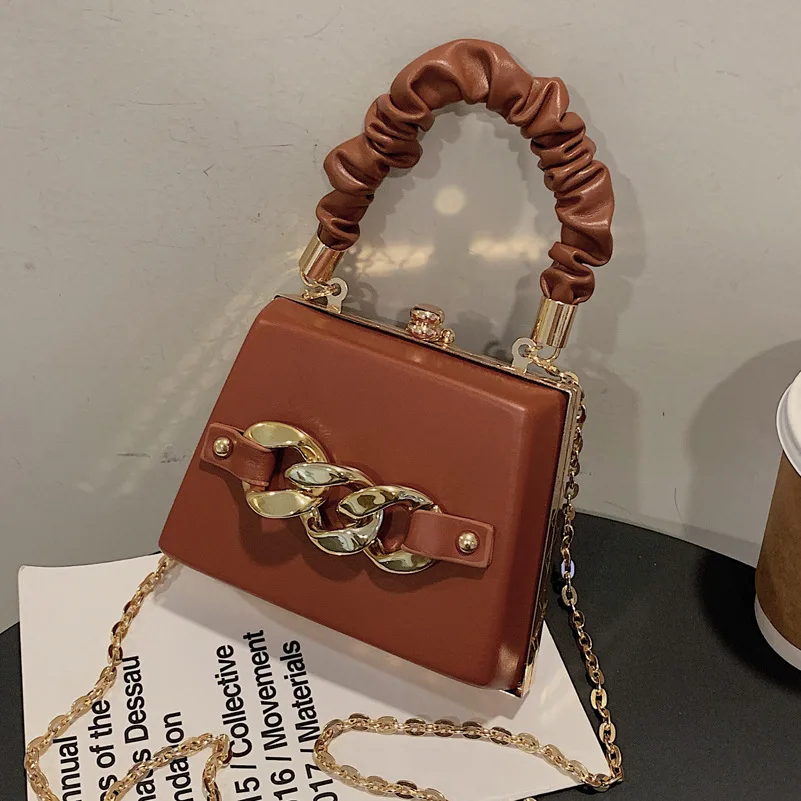 

High-quality Ladies Retro Shoulder Bag 2021 Autumn and Winter New Messenger Bag Fashion All-match Handbag Chain Small Square Bag