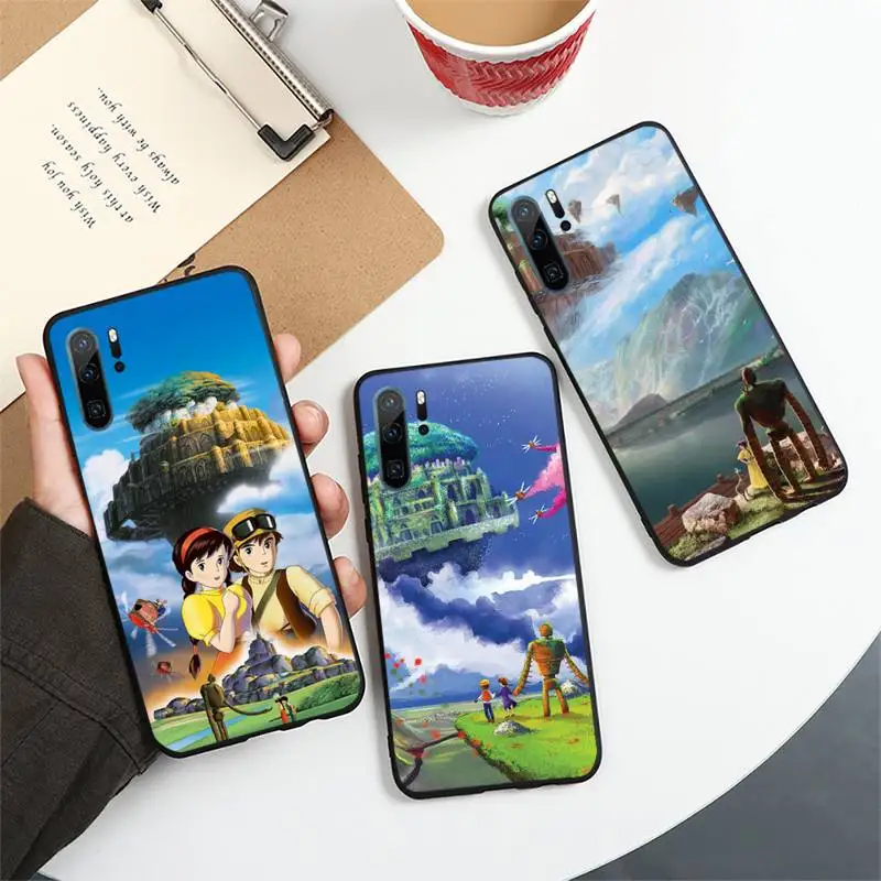

Castle in the Sky Japan anime Phone Case For Huawei honor Mate 10 20 30 40 i 9 8 pro x Lite P smart 2019 Y5 2018 nova 5t
