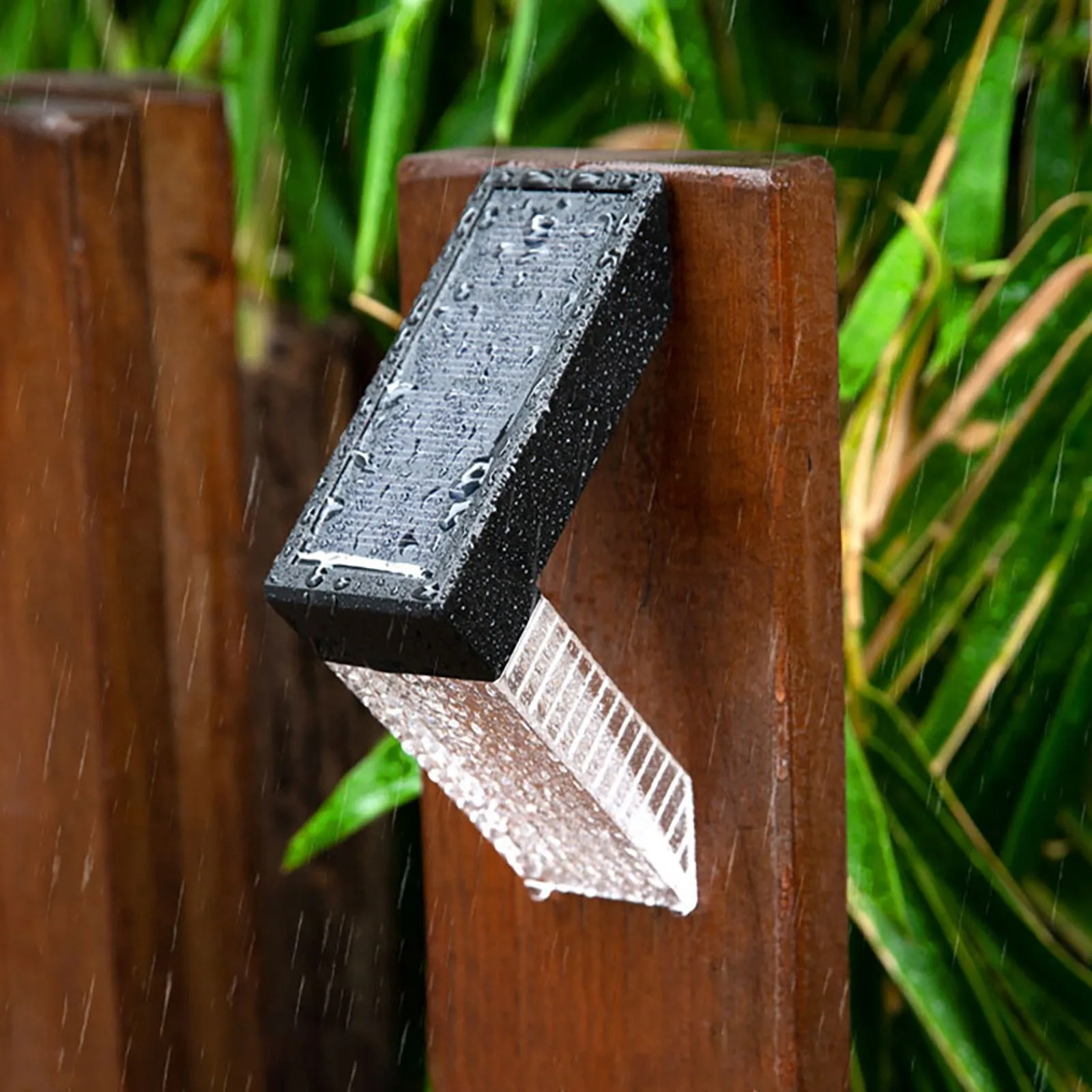 

Solar Light Outdoor Corridor Step Stair Light Outdoor Garden Fence Decorative Wall Light Bright Lights for Bedroom Battery