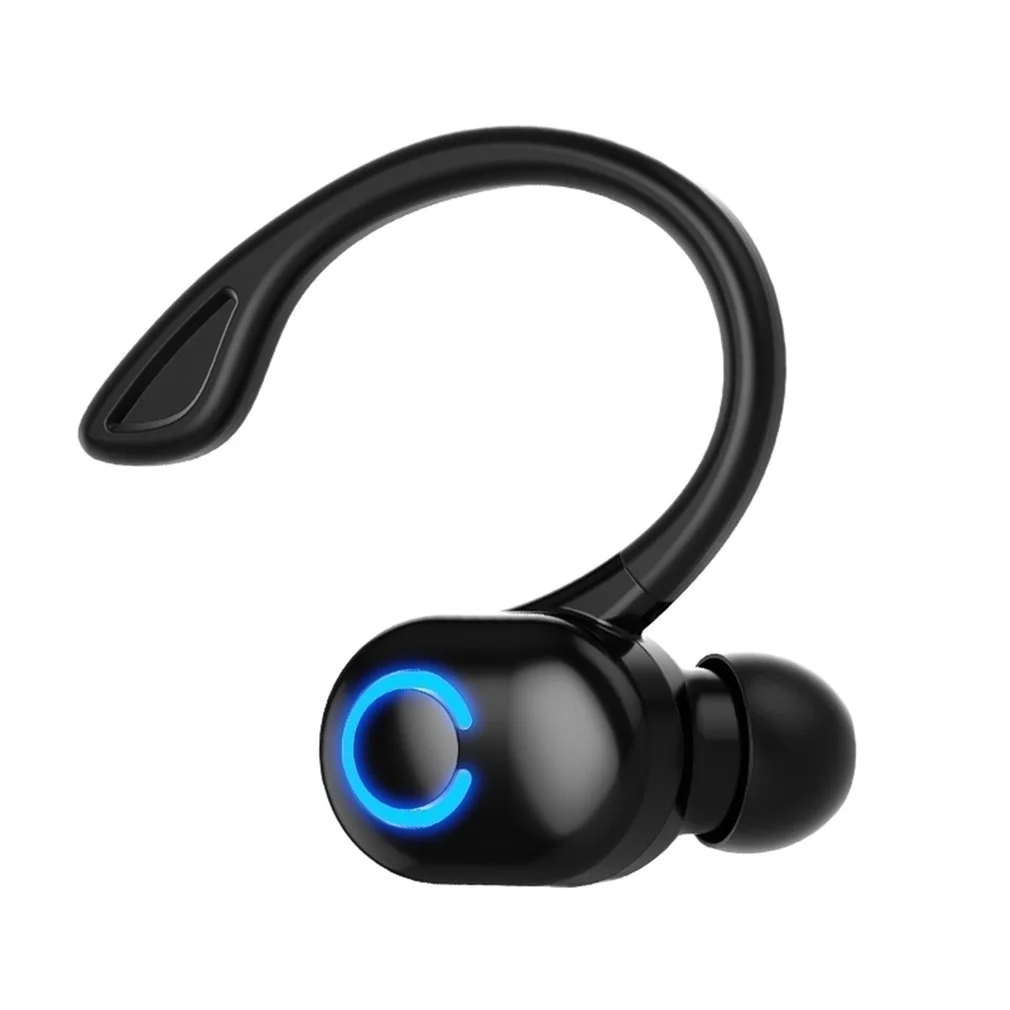 Wireless Bluetooth-compatible 5.2 Ear Hook Single Mini Business Headphone HIFI Bass Noise Cancelling Sports Gaming Headset Best