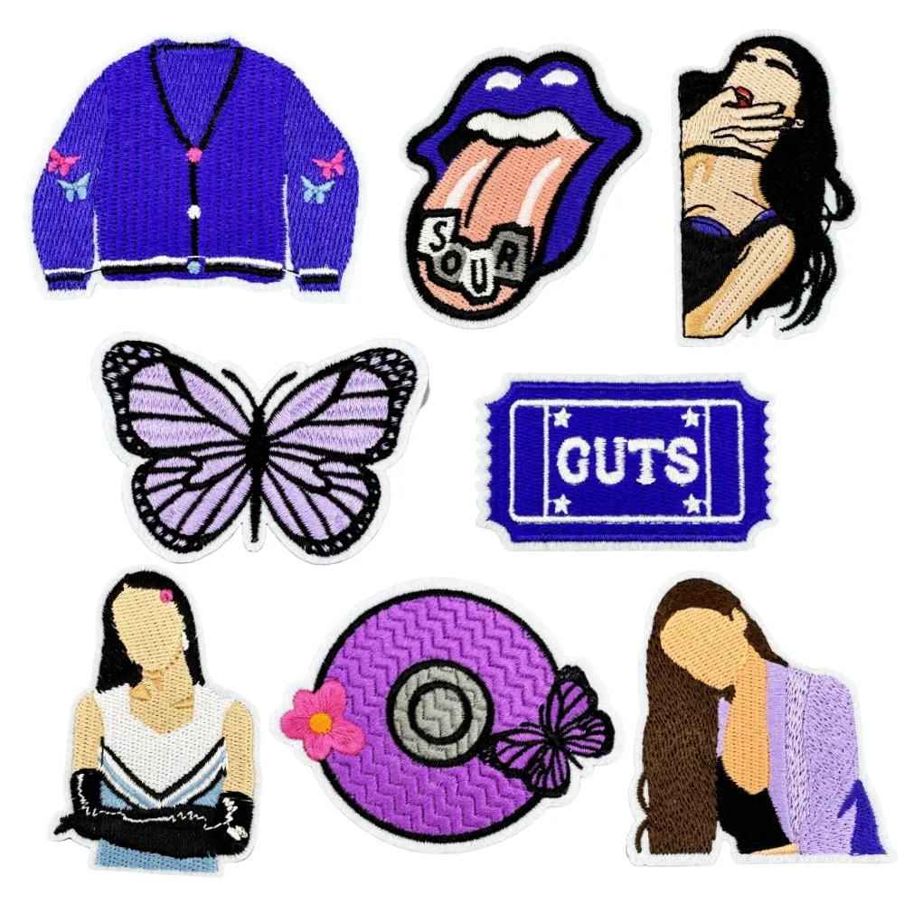 Креативная личность певец окружающая тканевая нашивка милый музыкальный значок