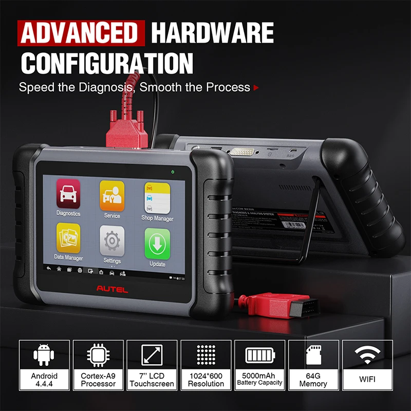Autel MaxiCOM MK808 OBD2 сканер автомобильный диагностический инструмент активный тест
