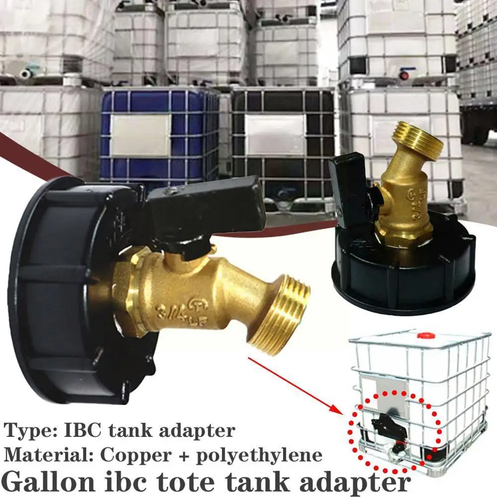 

Адаптер для садового шланга IBC Ton, латунный соединитель для крана, 2 дюйма, U4S9