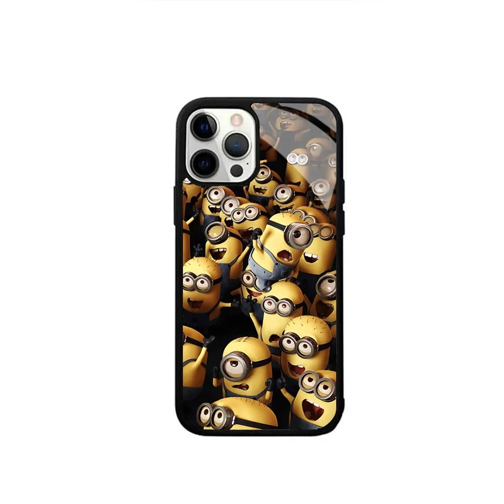 M-Minionss чехол для телефона Magsafe беспроводные зарядные чехлы IPhone 15 13 12 11 14 Pro Max Mini 8 Plus