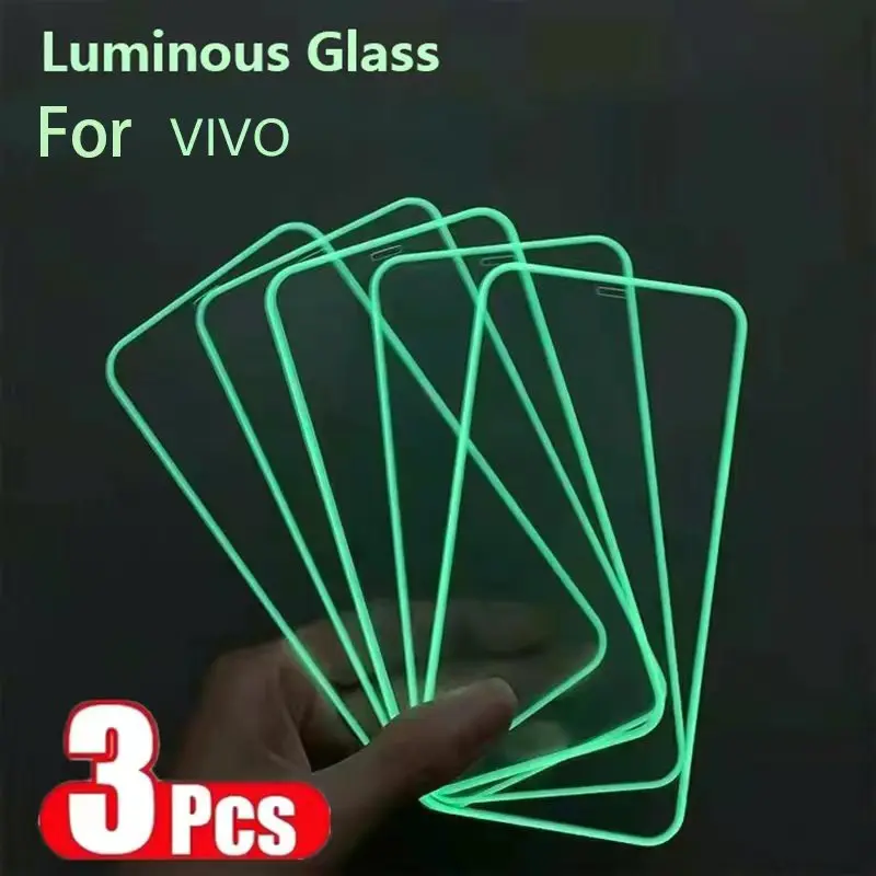 

Luminous Screen Protectors For Vivo Y97 Y95 Y93 Y91 Y85 Y83 Y73 Y70 Y50 Y30 Y17 Y15 V21 V20 V17 V15 V11 Glowing Tempered Glass