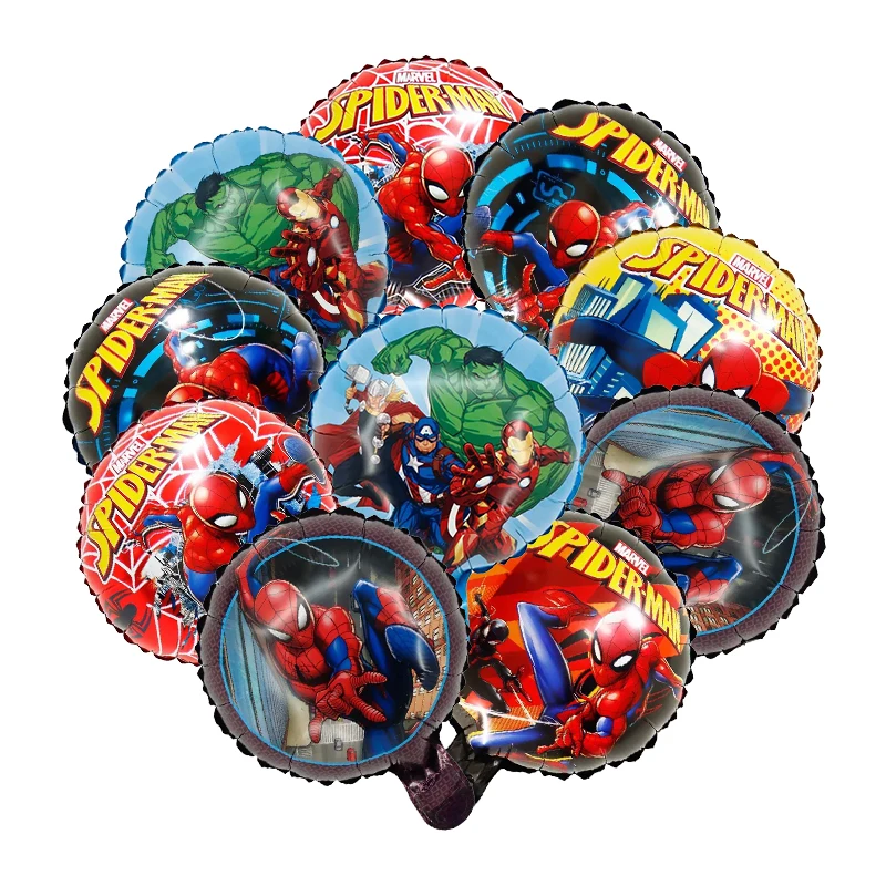 

10 шт., 10 дюймов, Супергерой MARVEL, железная Мужская одежда, Халк герой, украшение для дня рождения, детская вечеринка, поставка