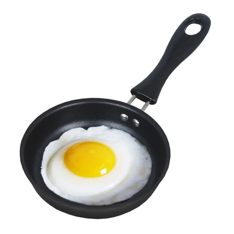 

1PC Practical Mini Novelty Egg Omelette Pancake Non-Stick Frying Pan,Mini Frying Pan (12CM)