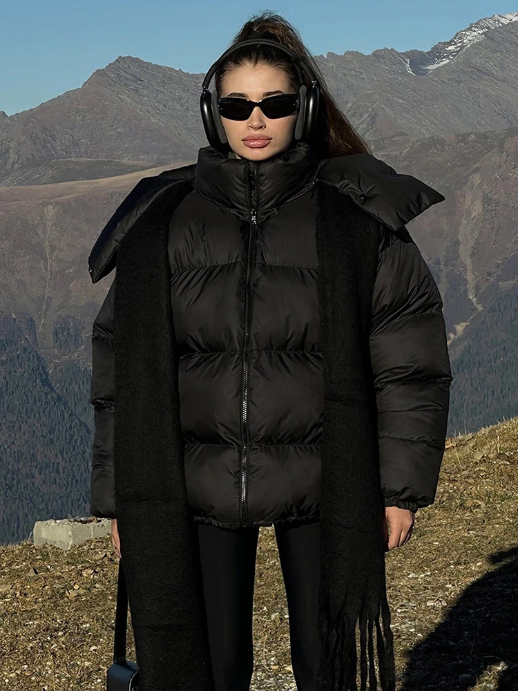 Женская куртка DEAT на хлопковой подкладке с капюшоном цвет в ассортименте