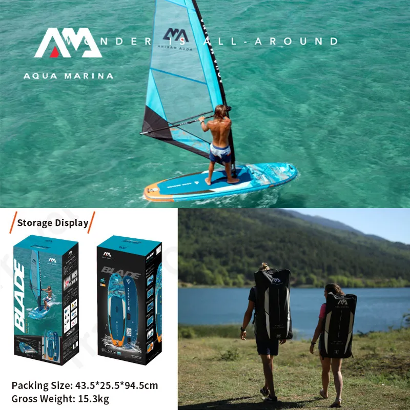AQUA MARINA BLADE SUP доска для серфинга 3 2 м стоячая надувная EVA Нескользящая круизный