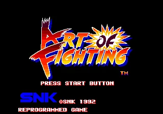 Игровая карта Art Of Fighting 16-битная MD для системы Sega Mega Drive Genesis